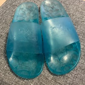 Coach slip on sandals